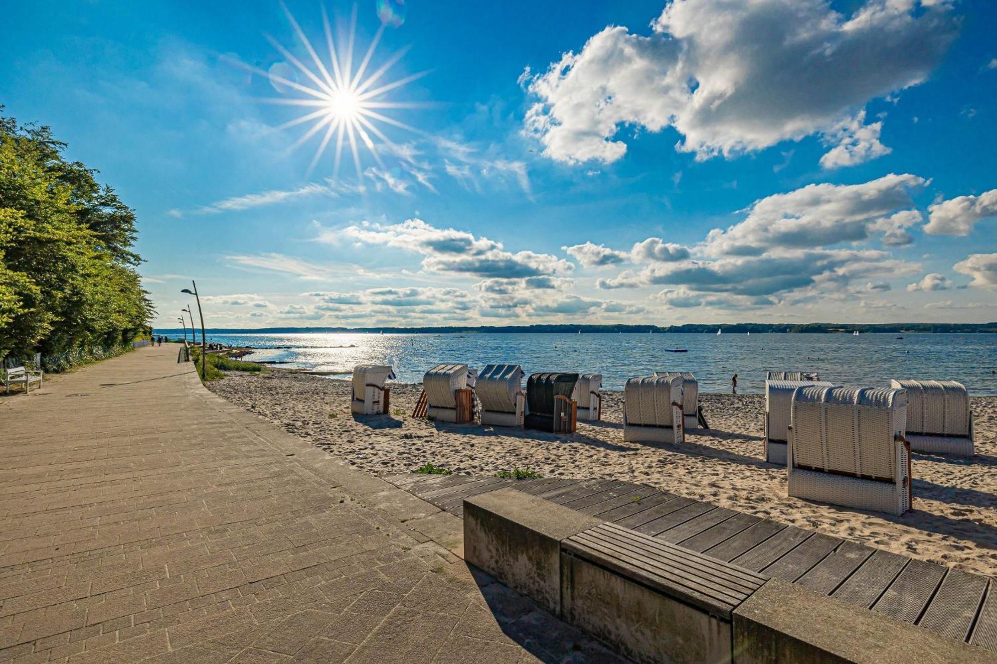Fewo1846 Intermar - Leichte Brise - Modernes Studioapartment Mit Meerblick Glücksburg Екстериор снимка