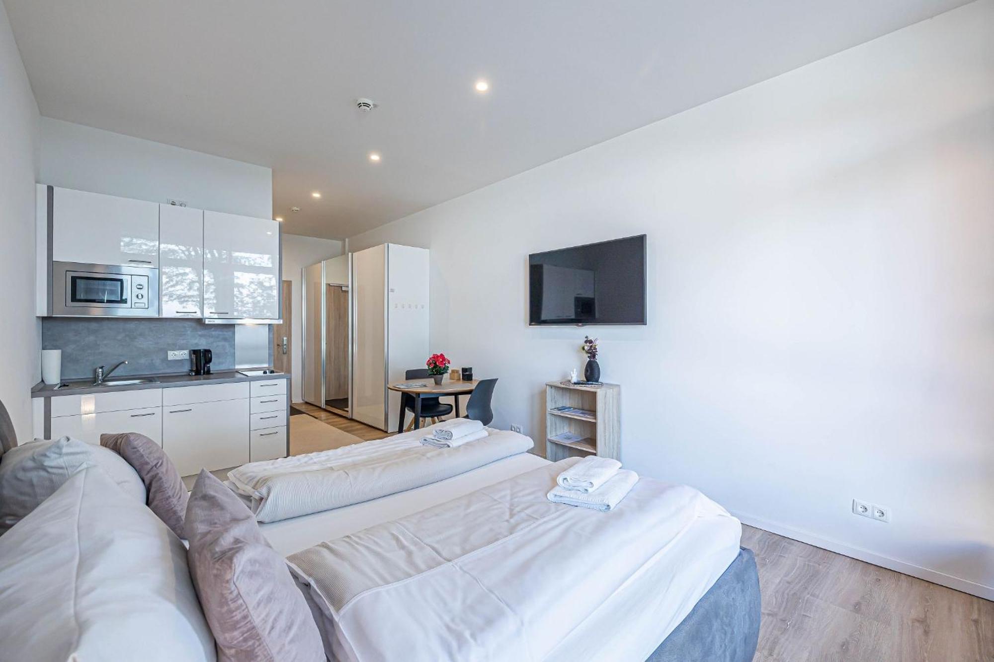 Fewo1846 Intermar - Leichte Brise - Modernes Studioapartment Mit Meerblick Glücksburg Екстериор снимка