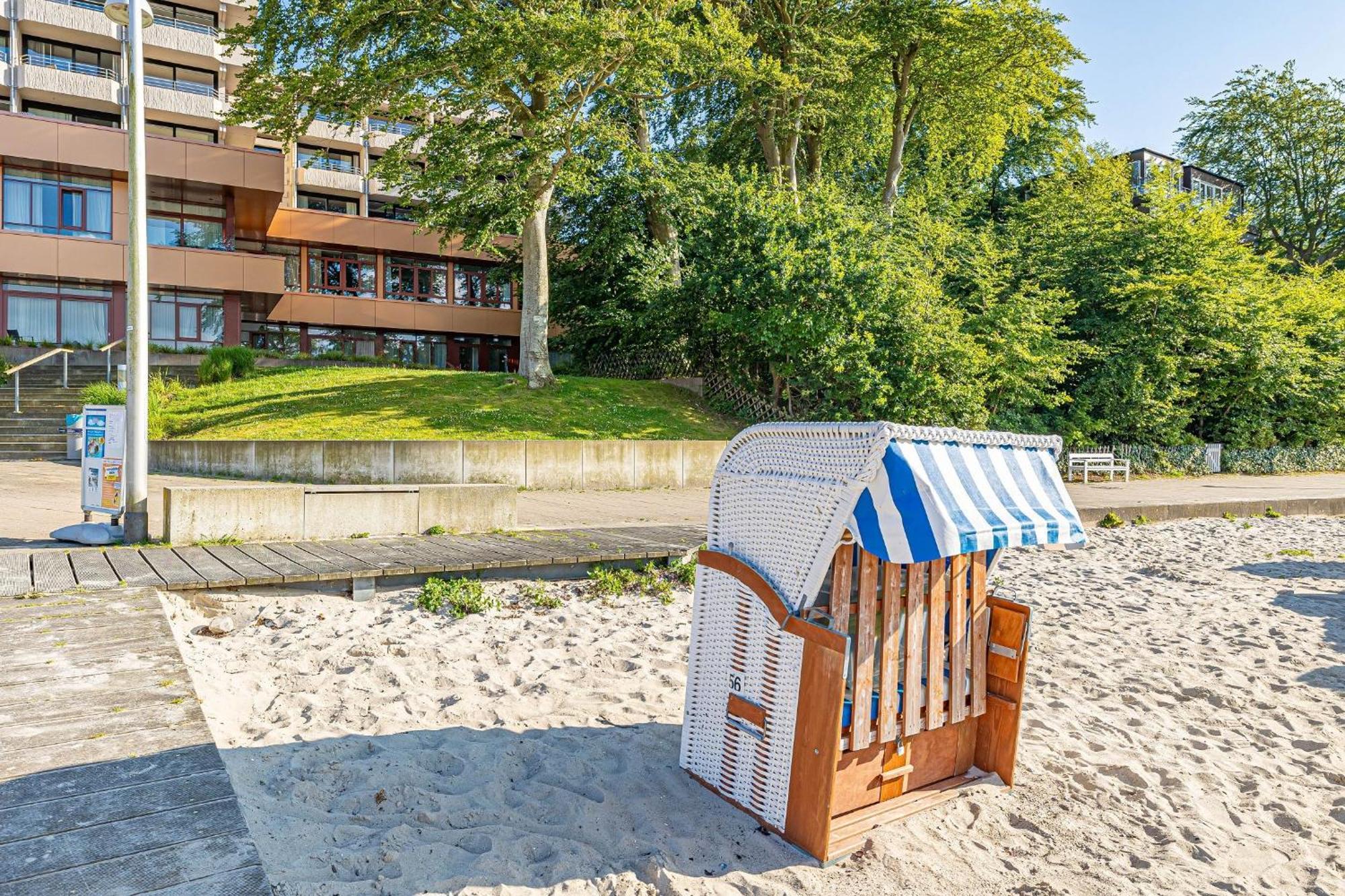 Fewo1846 Intermar - Leichte Brise - Modernes Studioapartment Mit Meerblick Glücksburg Екстериор снимка