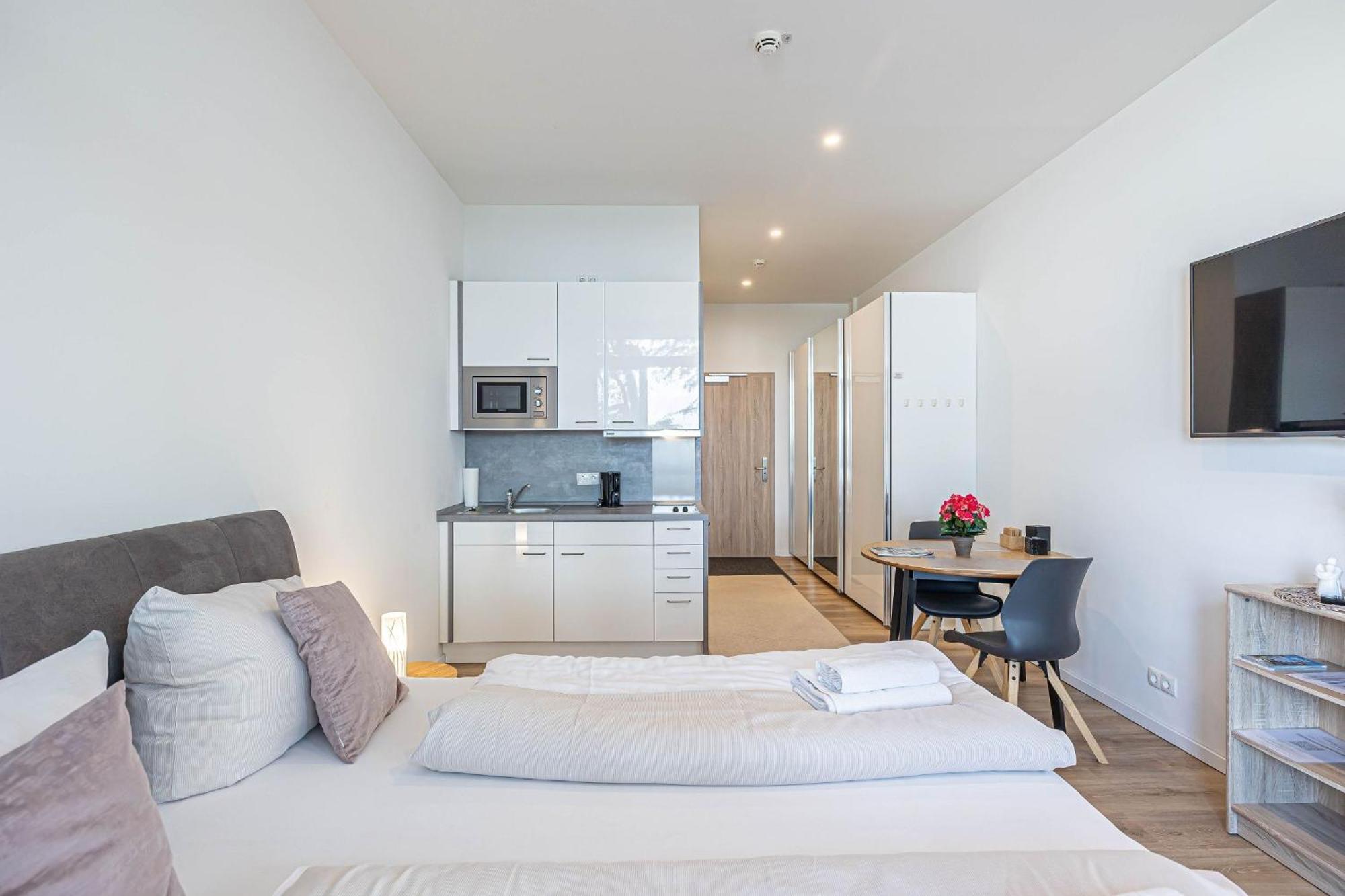 Fewo1846 Intermar - Leichte Brise - Modernes Studioapartment Mit Meerblick Glücksburg Екстериор снимка