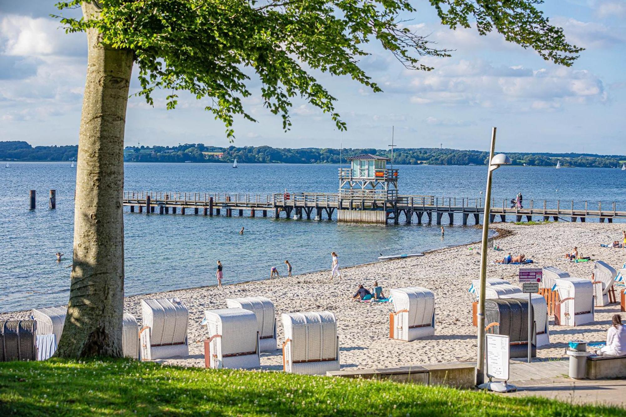 Fewo1846 Intermar - Leichte Brise - Modernes Studioapartment Mit Meerblick Glücksburg Екстериор снимка