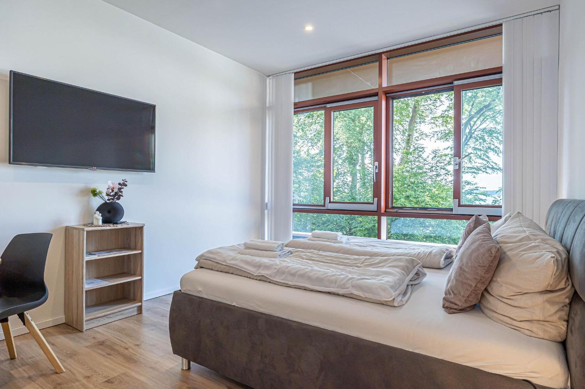 Fewo1846 Intermar - Leichte Brise - Modernes Studioapartment Mit Meerblick Glücksburg Екстериор снимка