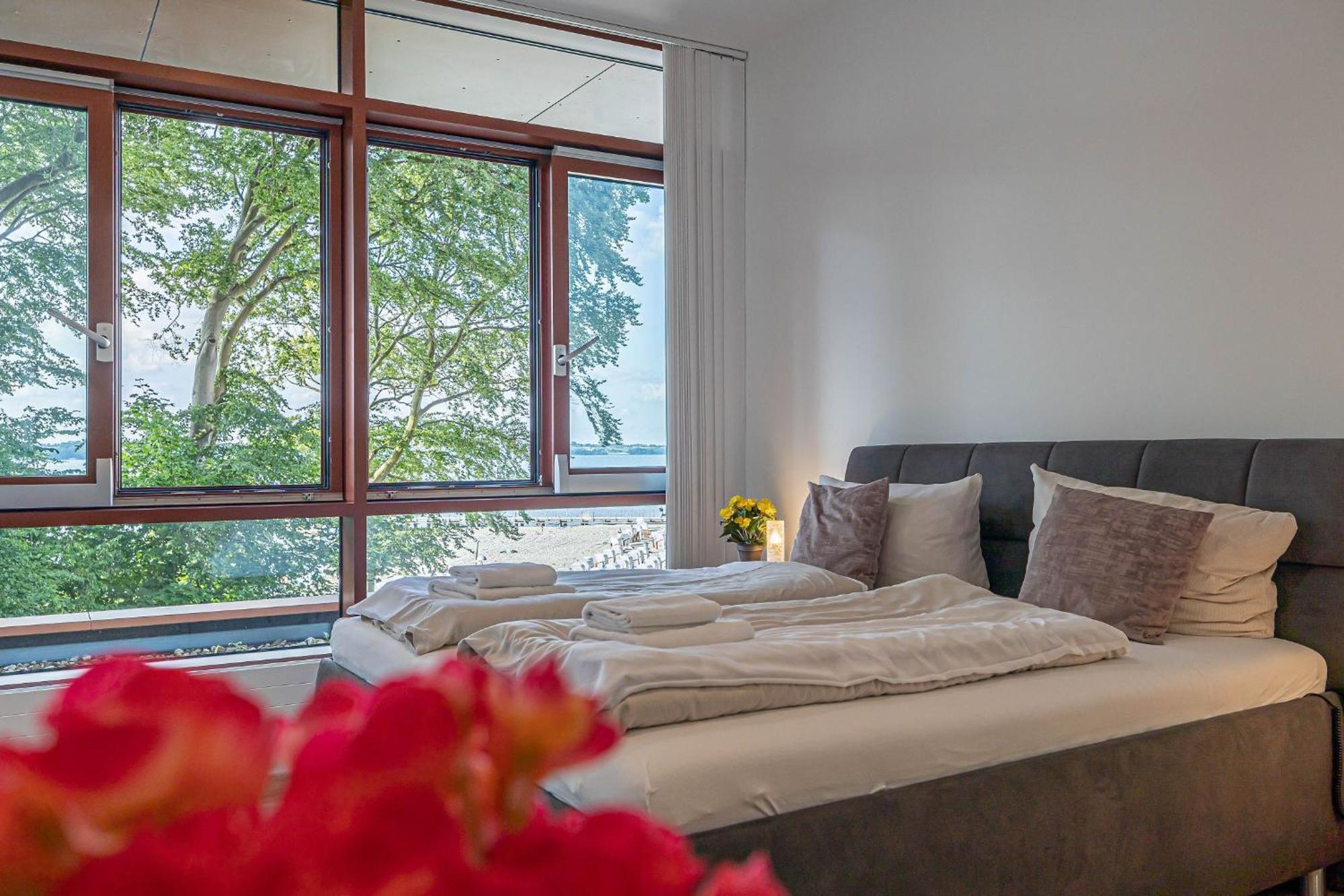 Fewo1846 Intermar - Leichte Brise - Modernes Studioapartment Mit Meerblick Glücksburg Екстериор снимка